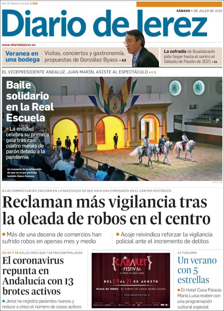 Portada de Diario de Jerez (Espa&ntilde;a)