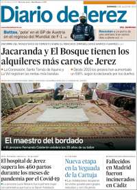 Portada de Diario de Jerez (España)