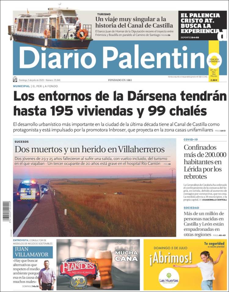 Portada de Diario Palentino (Spain)