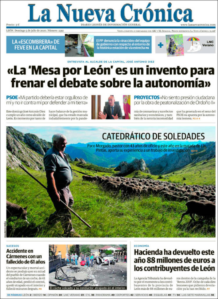 Portada de La Nueva Crónica (Spain)