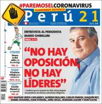 Portada de Perú 21 (Perú)