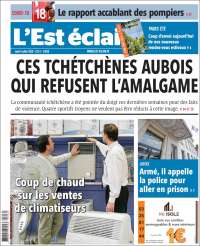 Portada de L'Est Eclair (Francia)