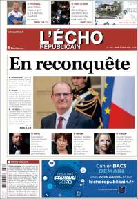 Portada de L'Echo Républicain (Francia)
