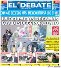 Portada de El Debate de Culiacán (M&eacute;xico)