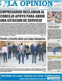 Portada de La Opinión (Argentina)