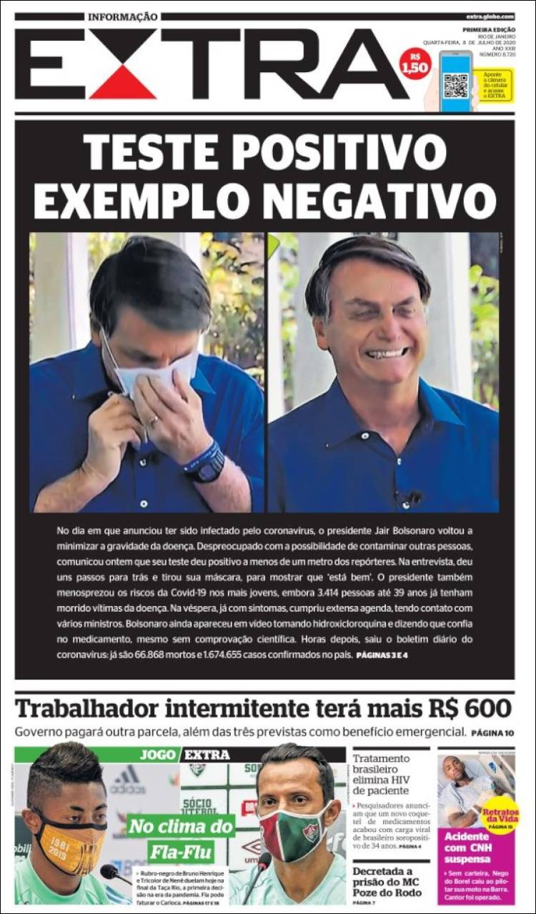 Portada de Extra (Brasil)