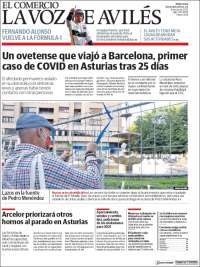 Portada de El Comercio - Avilés (Espa&ntilde;a)