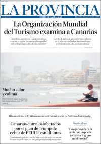 Portada de La Provincia (Espa&ntilde;a)