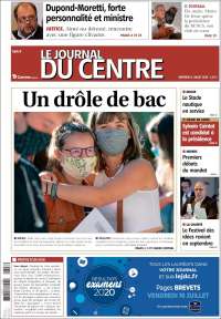 Portada de Le Journal du Centre (Francia)