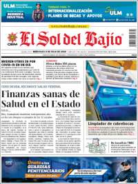 Portada de El Sol del Bajio (México)