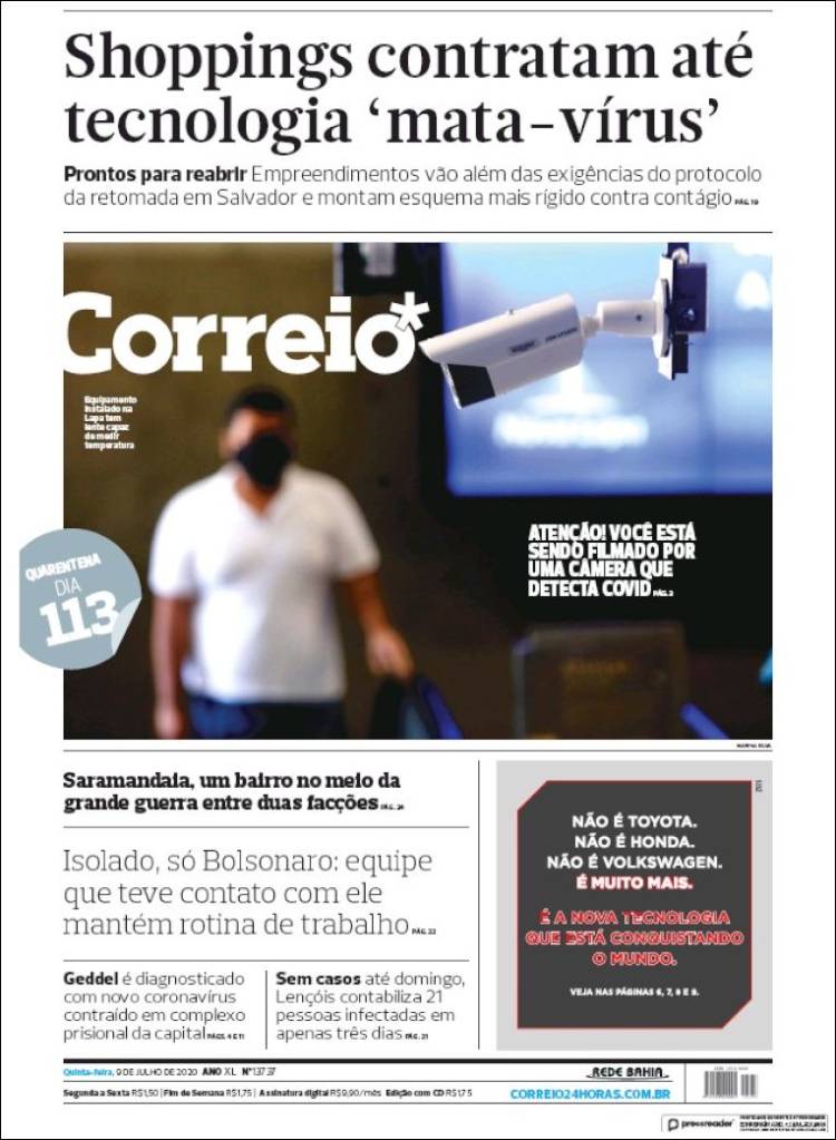 Portada de Correio* (Brasil)