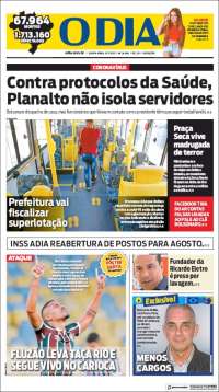 Portada de O Dia (Brasil)