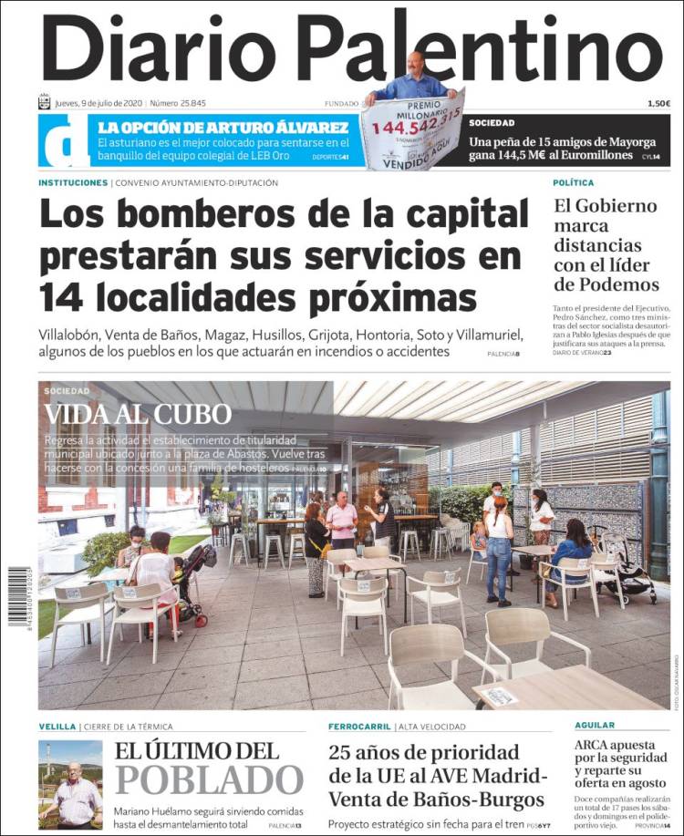 Portada de Diario Palentino (España)