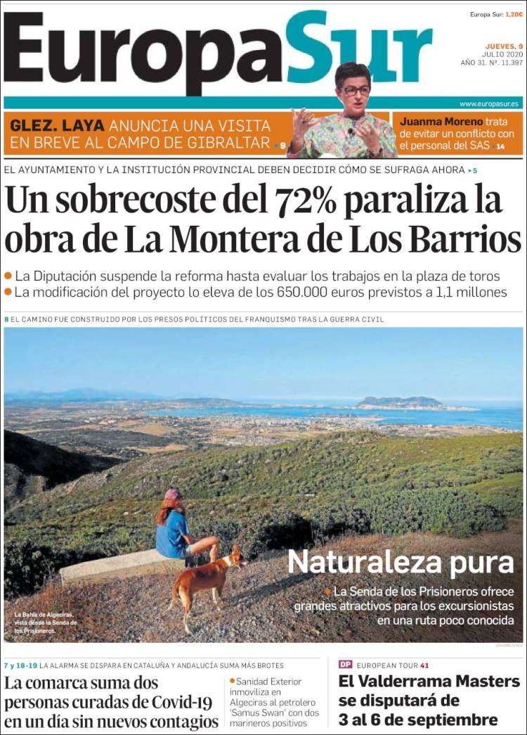 Portada de Europa Sur (España)