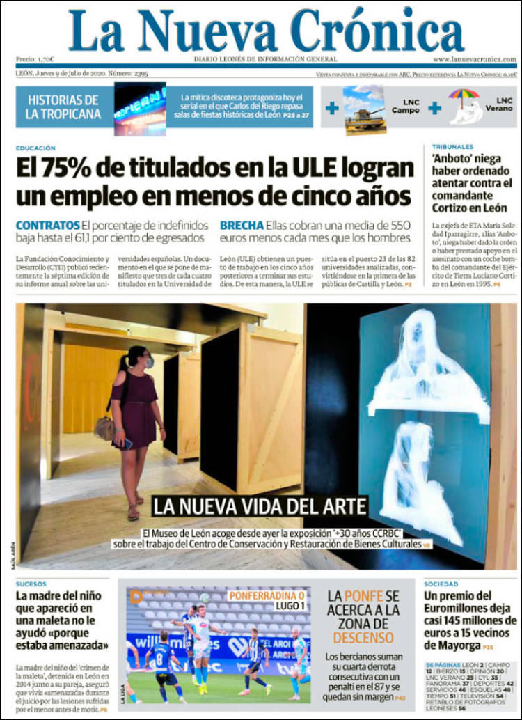 Portada de La Nueva Crónica (España)