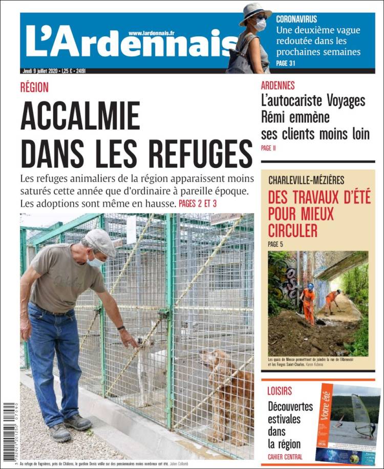 Portada de L'Ardenais (Francia)