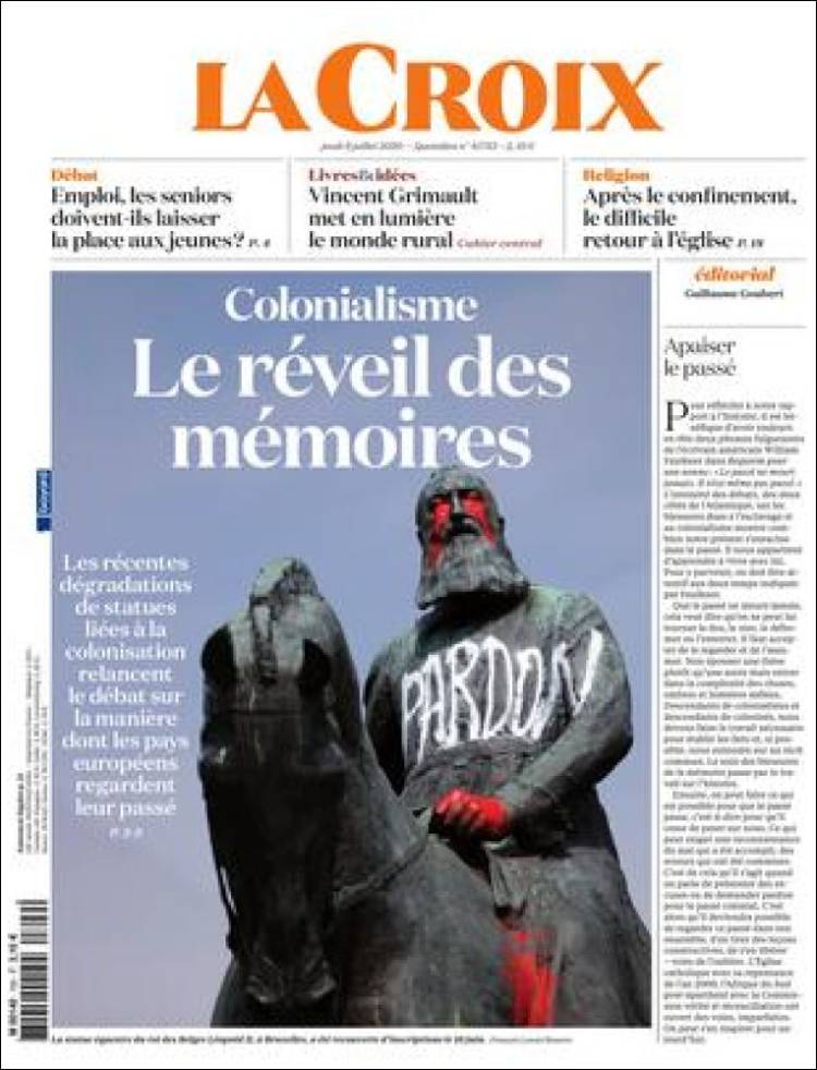 Portada de La Croix (Francia)