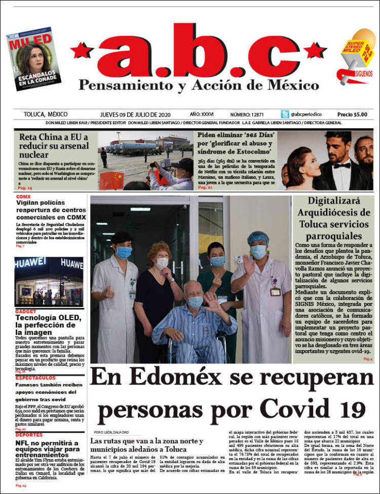 Portada de A.B.C.  (M&eacute;xico)