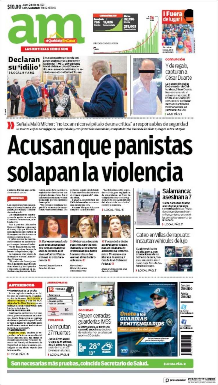 Portada de Al Día A.M. (M&eacute;xico)