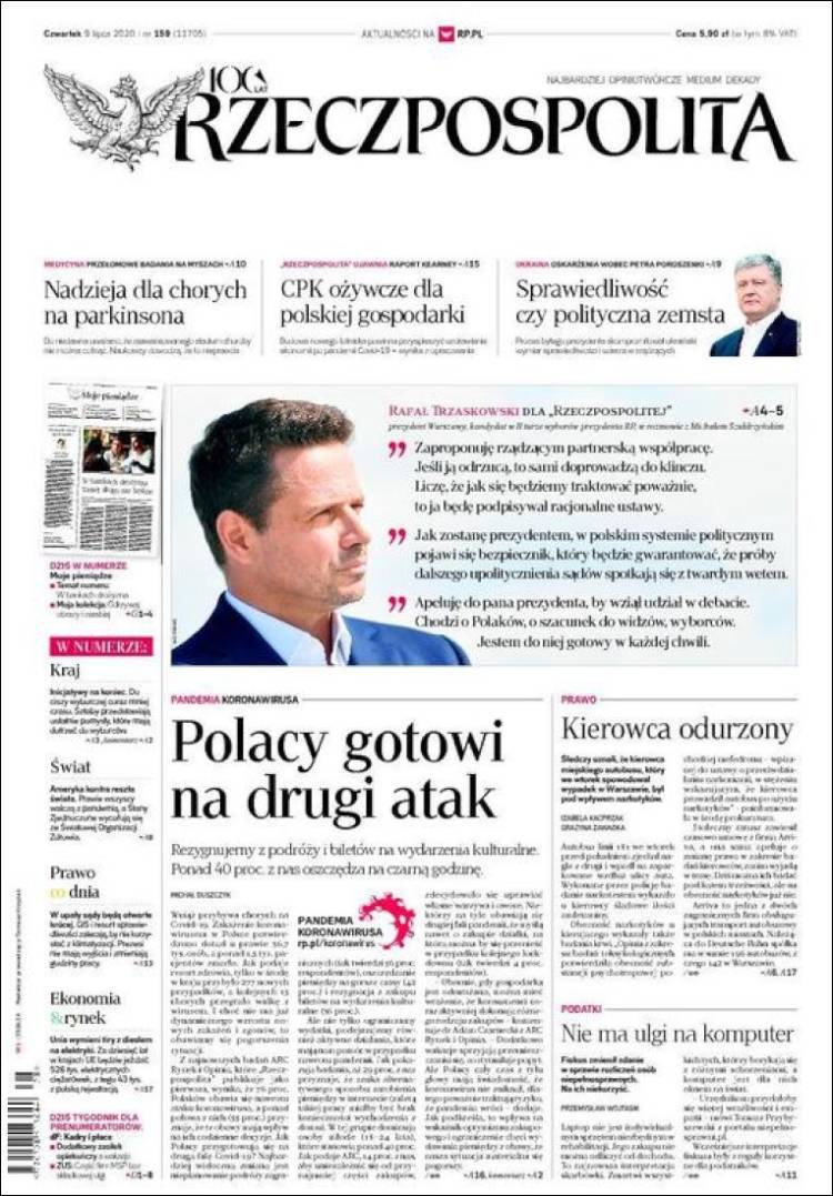 Portada de Rzeczpospolita (Polonia)
