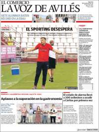 Portada de El Comercio - Avilés (Espa&ntilde;a)