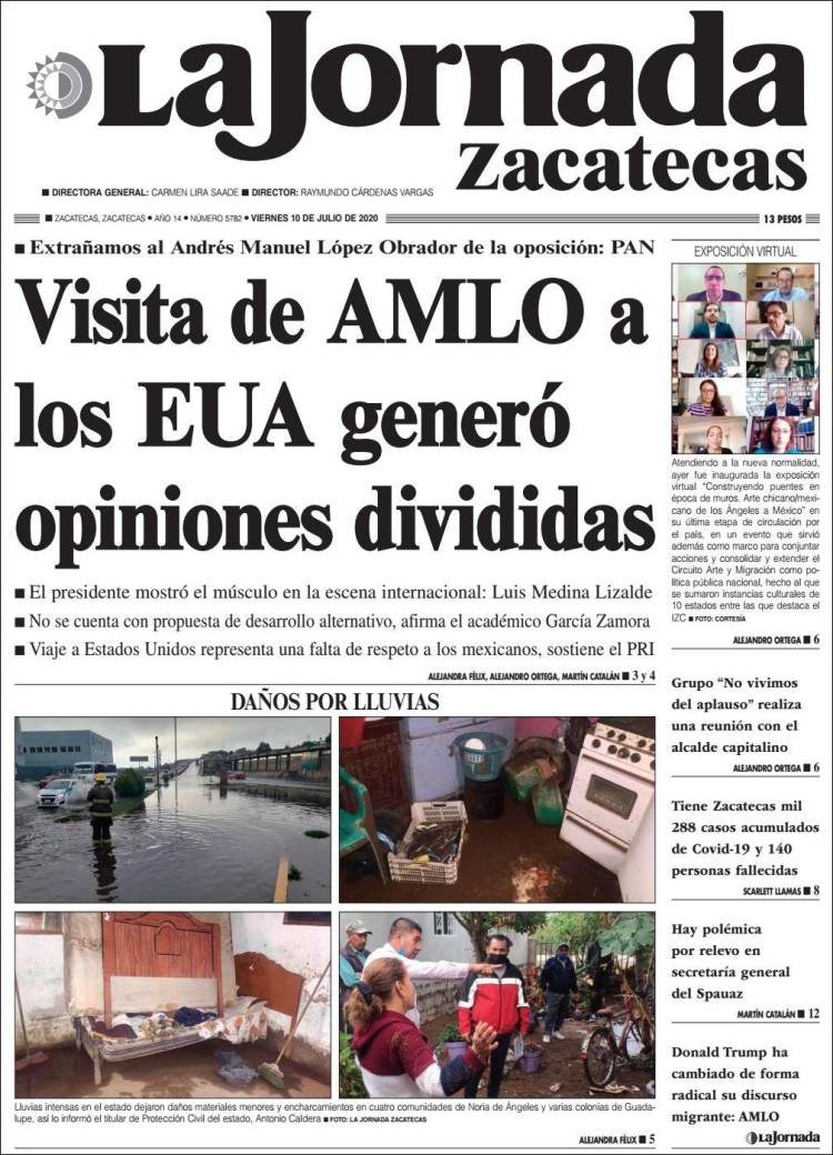 Portada de Jornada de Zacatecas (México)