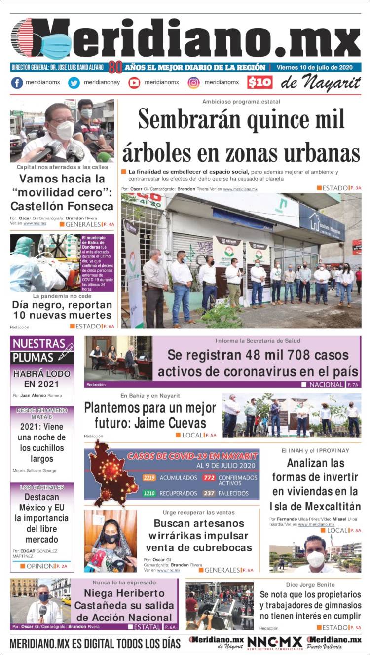 Portada de Meridiano (México)