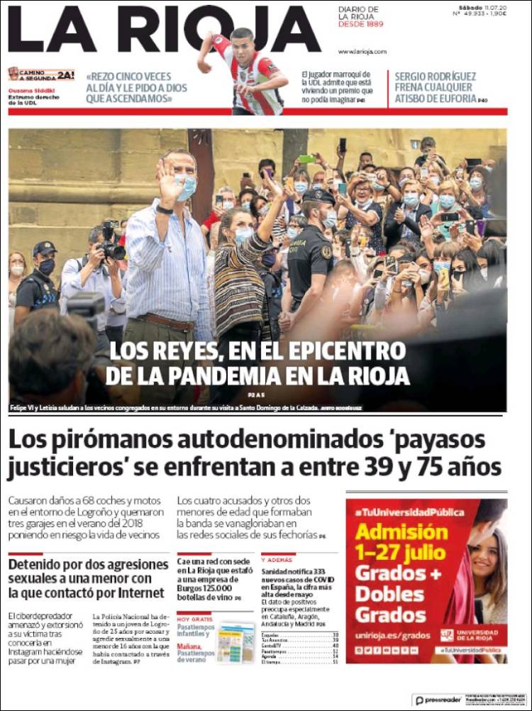 Portada de La Rioja (Espa&ntilde;a)