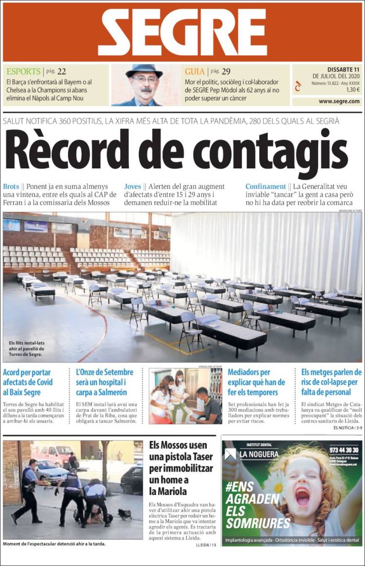 Portada de Segre (Espa&ntilde;a)