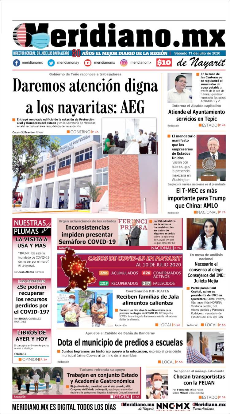 Portada de Meridiano (México)