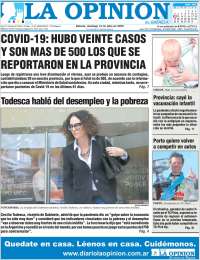 Portada de La Opinión (Argentina)