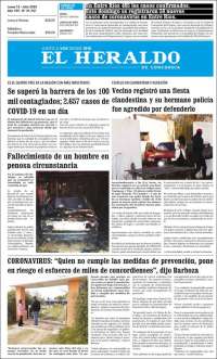 Portada de El Heraldo de Concordia (Argentina)