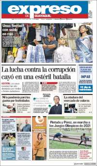 Portada de Expreso (Ecuador)