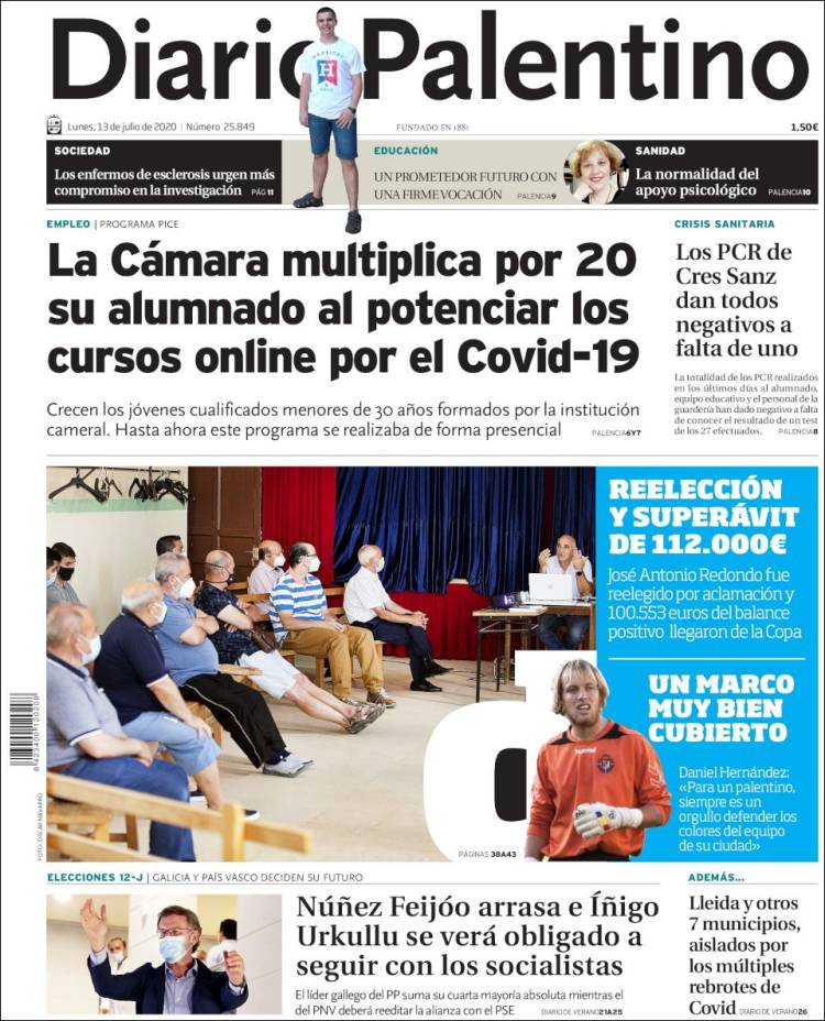 Portada de Diario Palentino (España)