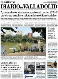 Portada de Diario de Valladolid (España)