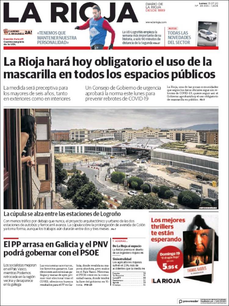 Portada de La Rioja (España)