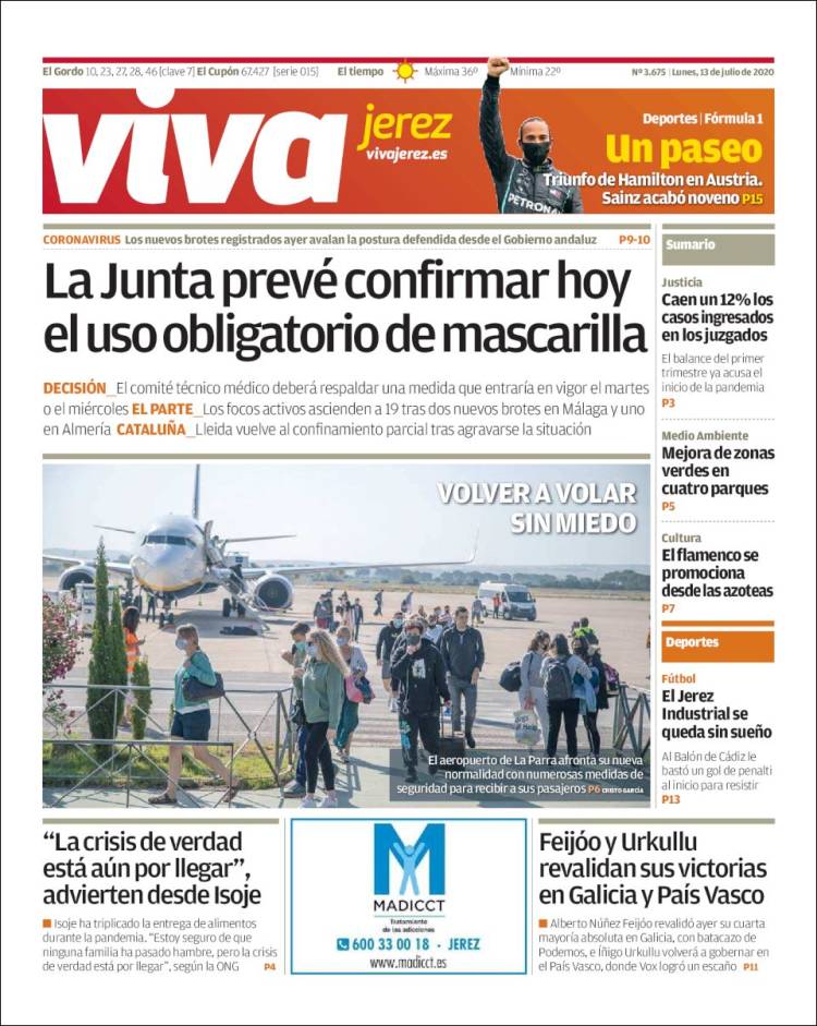 Portada de Viva Jerez (España)