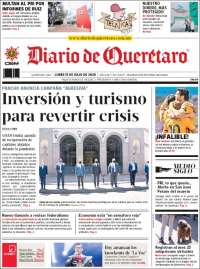 Portada de Diario de Querétaro (México)