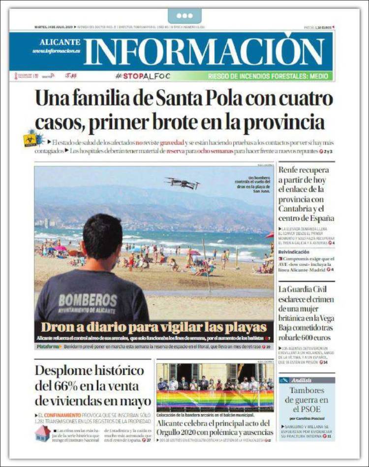 Portada de Diario Información (Espa&ntilde;a)