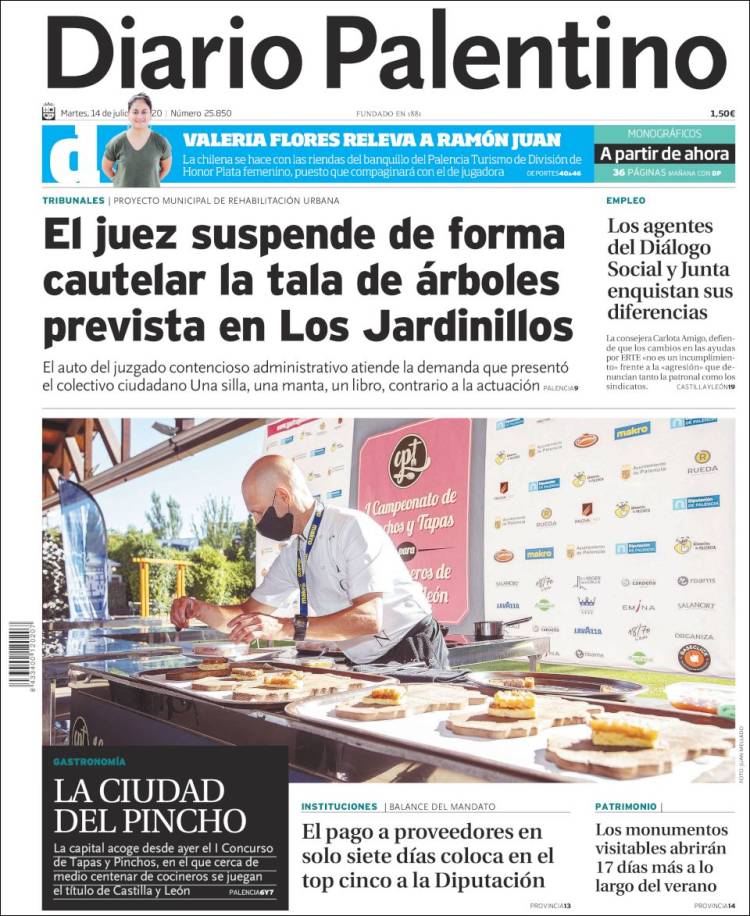 Portada de Diario Palentino (Espa&ntilde;a)