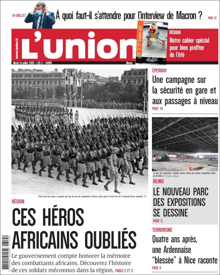 Portada de L'Union (Francia)