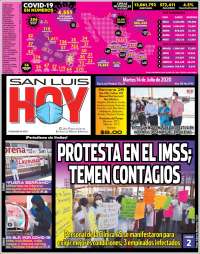 Portada de San Luis Hoy (México)