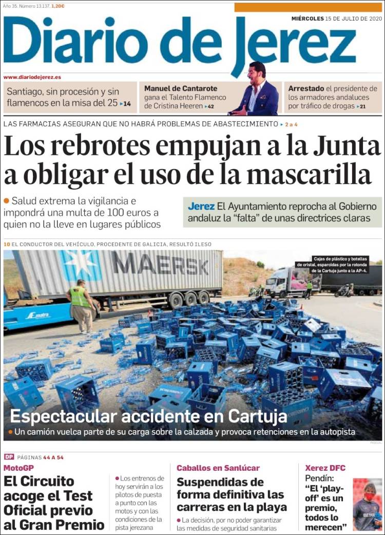 Portada de Diario de Jerez (Espa&ntilde;a)