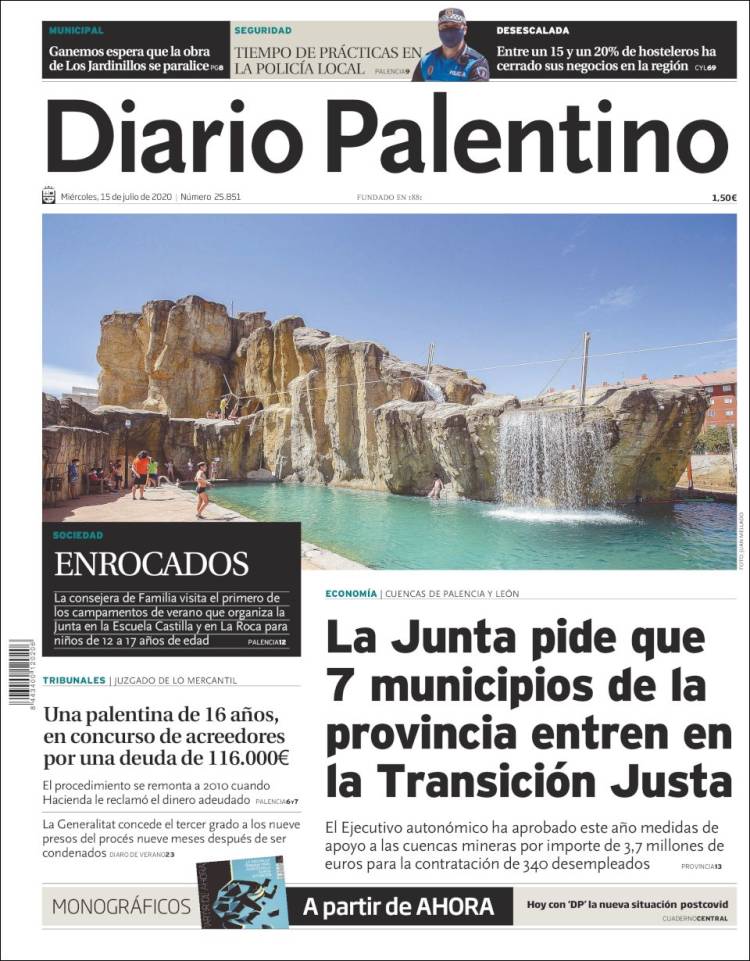 Portada de Diario Palentino (Espa&ntilde;a)