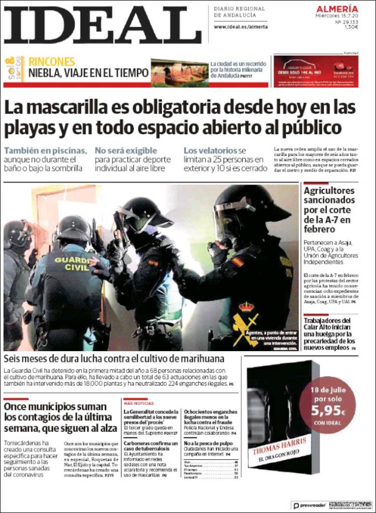 Portada de Ideal Almeria (Espa&ntilde;a)