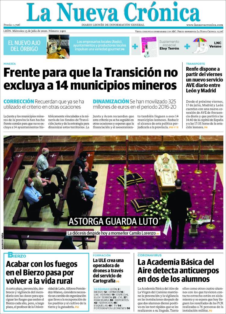 Portada de La Nueva Crónica (Espa&ntilde;a)