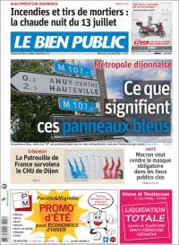 Portada de Le Bien Public (Francia)