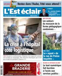 Portada de L'Est Eclair (Francia)