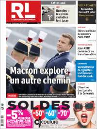 Portada de Le Republicain Lorrain (Francia)