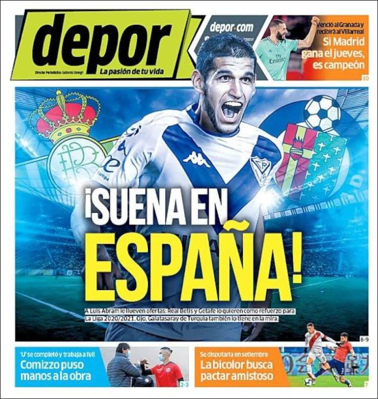 Portada de Depor (Perú)